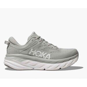 Hoka Womens Bondi 7 Running Shoes Size 10 Grey